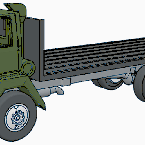 1980s - 1990s Louisville Cargo Flatbed truck