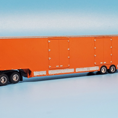 Modern 53ft moving/electronics van trailer 2 pack.