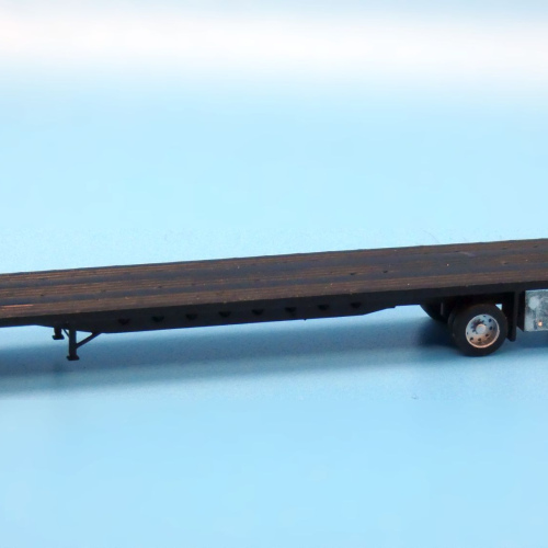   Modern 53ft spread axle flatbed trailer (2 Pack)